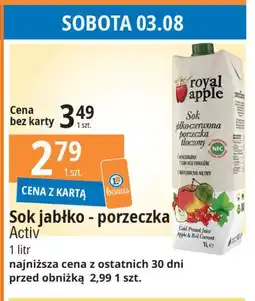 E.Leclerc Sok jabłkowo-porzeczkowy Royal Apple oferta