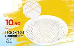 E.Leclerc Taca okrągła z nadrukiem 35 cm Sagad oferta