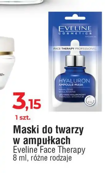 E.Leclerc Maska- ampułka hyaluron Eveline Face Therapy Proffessional oferta