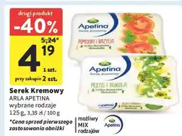 Intermarche Serek kremowy pesto i rukola Arla Apetina oferta