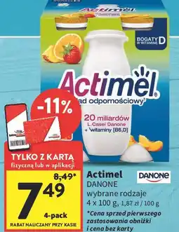 Intermarche Jogurt wieloowocowy Danone Actimel oferta