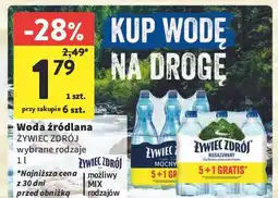 Intermarche Woda niegazowana Żywiec Zdrój oferta