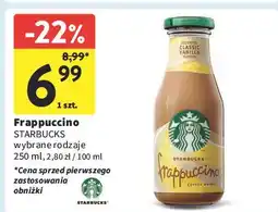 Intermarche Napój classic vanilla Starbucks Frappuccino oferta