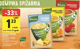 Intermarche Serowa z grzankami Knorr Gorący Kubek oferta