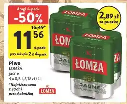 Intermarche Piwo Łomża Jasne (Dawniej Export) oferta