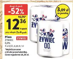 Intermarche Piwo Żywiec Bezalkoholowe oferta