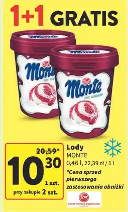 Intermarche Lody Zott Monte oferta