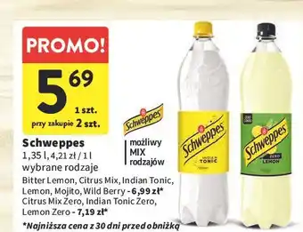 Intermarche Napój indian tonic zero Schweppes oferta