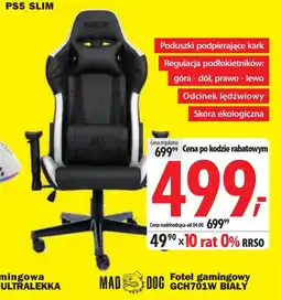 Media Expert Fotel gamingowy Mad Dog oferta