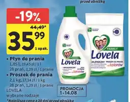 Intermarche Płyn do prania kolorów family Lovela oferta