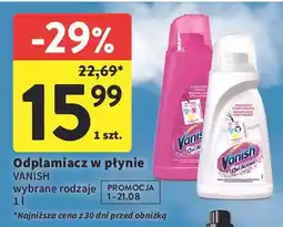 Intermarche Odplamiacz w płynie Vanish Oxi Action oferta