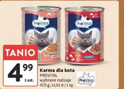 Intermarche Karma dla kota wołowina-wątróbka Prevital oferta