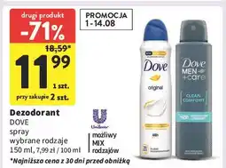 Intermarche Dezodorant Dove Original oferta