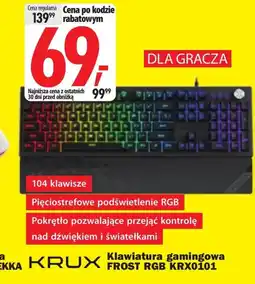 Media Expert Klawiatura gamingowa KRUX oferta