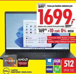 Media Expert Laptop Dell oferta