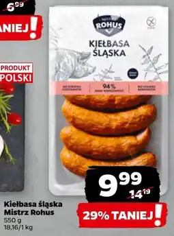 Netto Kiełbasa śląska Mistrz Rohus, 550 g oferta