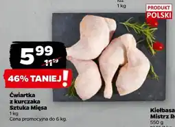 Netto Ćwiartka z kurczaka Sztuka Mięsa, 1 kg oferta