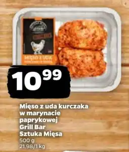 Netto Mięso z uda kurczaka w marynacie paprykowej Grill Bar Sztuka Mięsa, 500 g oferta