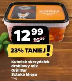 Netto Kubełek skrzydełek drobiowy mix Grill Bar Sztuka Mięsa, 1 kg oferta