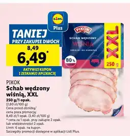 Lidl Schab wiśniowy wieprzowy Pikok oferta