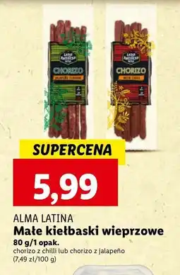Lidl Chorizo z chilli Alma latina oferta