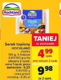 Carrefour Market Ser topiony cheddar Hochland oferta