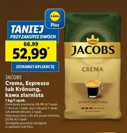 Lidl Kawa Jacobs crema oferta