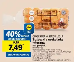 Lidl Bułeczki z mleczną czekoladą Cukiernia lidla oferta