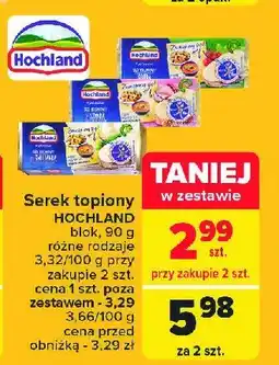 Carrefour Market Ser topiony śmietankowy Hochland oferta