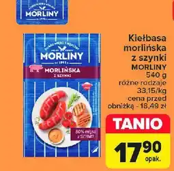 Carrefour Market Kiełbasa morlińska z szynki Morliny oferta