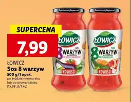 Lidl Sos 8 warzyw po śródziemnomorsku Łowicz oferta