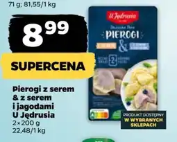 Netto Pierogi z serem & z serem i jagodami U Jędrusia, 2 × 200 g oferta