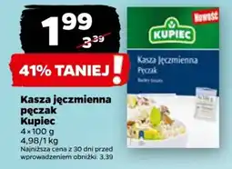 Netto Kasza jęczmienna pęczak Kupiec, 4 x 100 g oferta