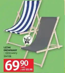 Selgros LEŻAK DREWNIANY oferta