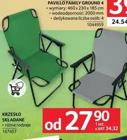 Selgros KRZESŁO SKŁADANE oferta