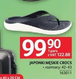 Selgros JAPONKI MĘSKIE CROCS oferta