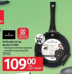 Selgros PATELNIA 24 CM BLACK STONE ZWIEGER oferta