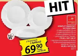 Selgros KOMPLET OBIADOWY 18 CZĘŚCI EBRO oferta