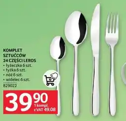 Selgros KOMPLET SZTUĆCÓW 24 CZĘŚCI LEROS oferta