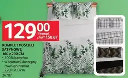 Selgros KOMPLET POŚCIELI SATYNOWEJ 160 x 200 cm oferta