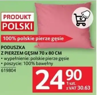 Selgros PODUSZKA Z PIERZEM GĘSIM 70 x 80 CM oferta