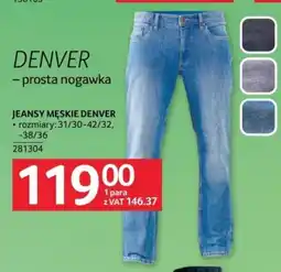 Selgros JEANSY MĘSKIE DENVER oferta
