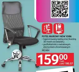 Selgros FOTEL BIUROWY NEW YORK oferta