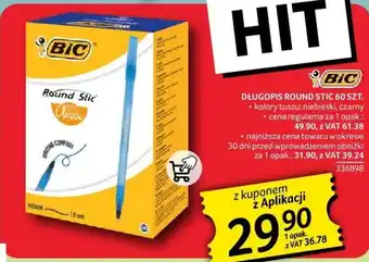 Selgros DŁUGOPIS ROUND STIC, 60 SZT. oferta