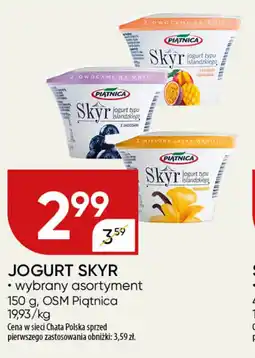 Chata Polska JOGURT SKYR Piątnica, 150 g oferta