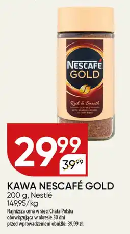 Chata Polska KAWA NESCAFÉ GOLD, 200 g oferta