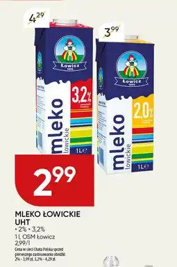 Chata Polska MLEKO ŁOWICKIE UHT, 1 l oferta