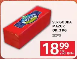 Selgros SER GOUDA MAZUR, 1 KG oferta