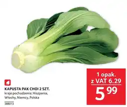 Selgros KAPUSTA PAK CHOI, 2 SZT. oferta