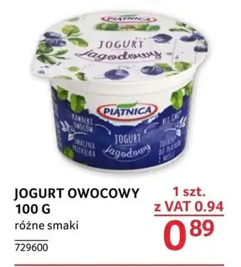 Selgros JOGURT OWOCOWY 100 G oferta